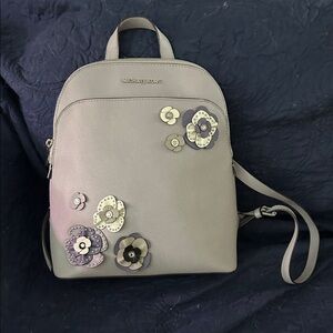 Michael Kors Lavender Floral Backpack